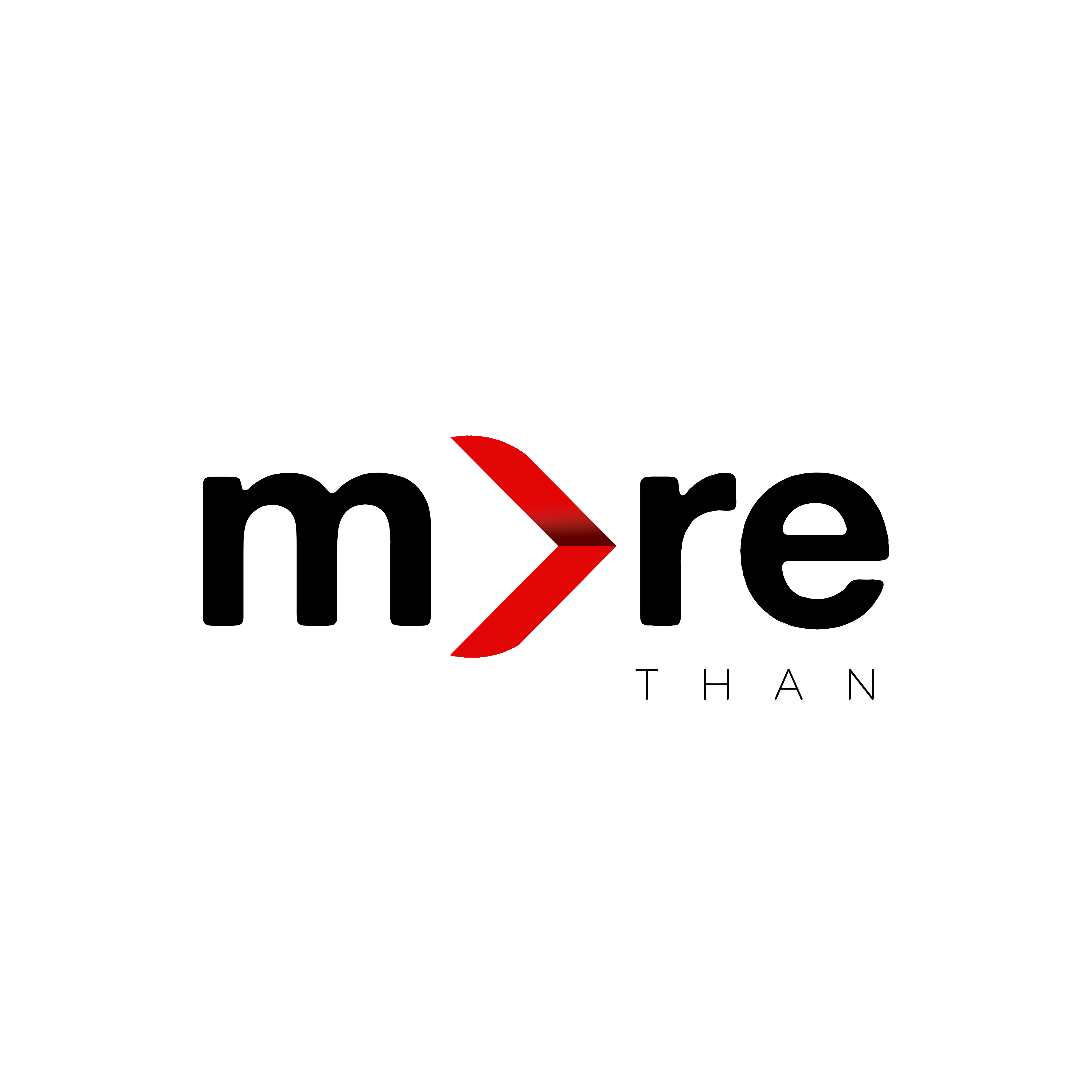 MoreThan Inc. logo on black background